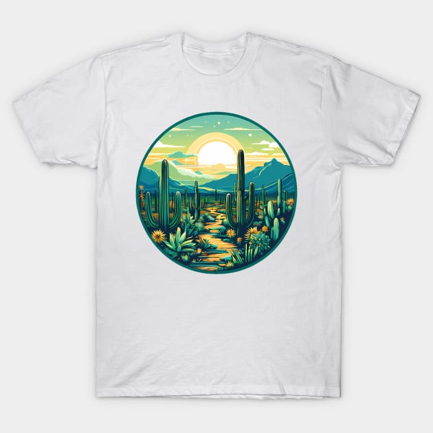 Saguaro National Park T-Shirt by The Dark Matter Art